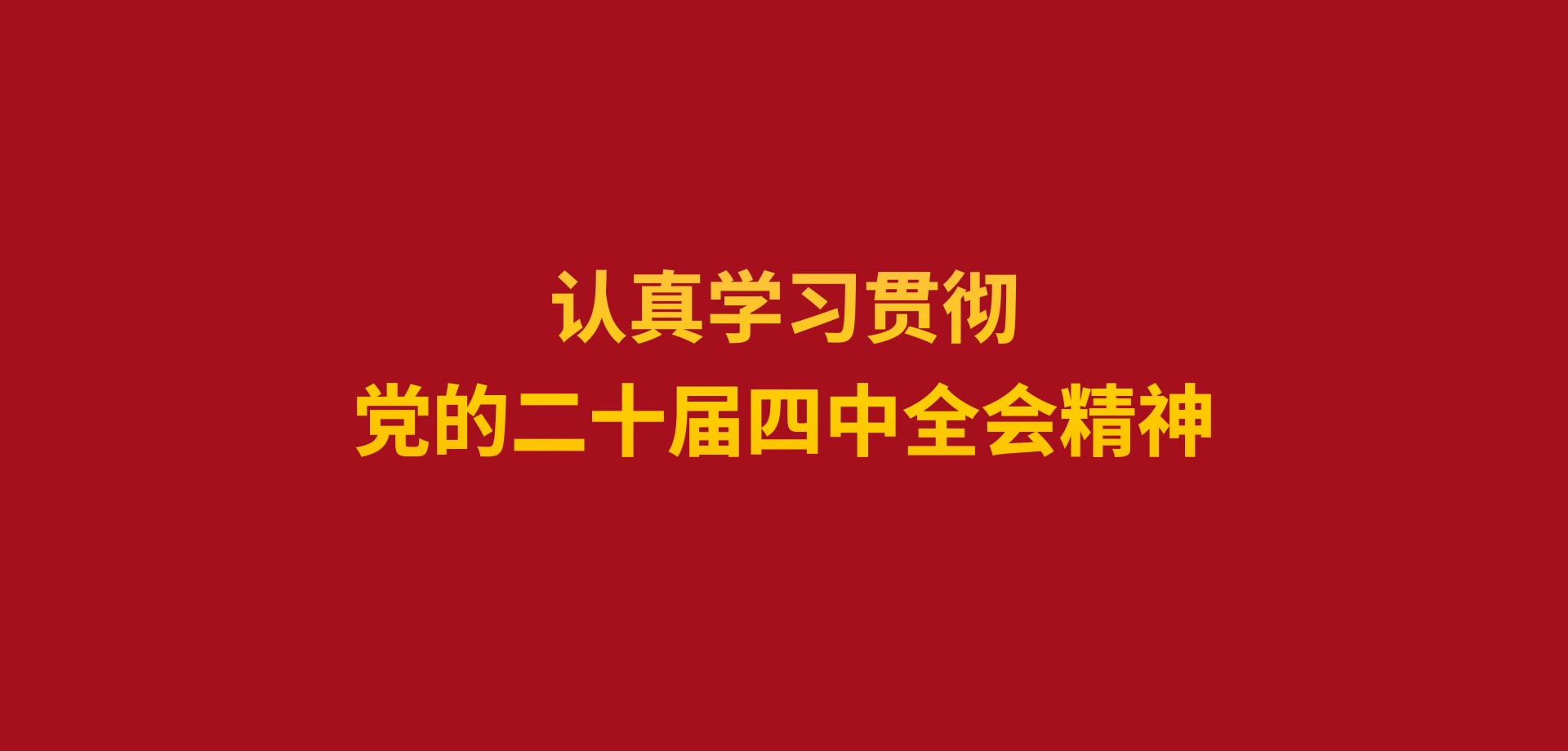 认真学习贯彻党的二十届四中全会精神